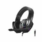 FONE C/ MICROFONE SATELLITE GH-402 GAMING RGB TYPE C PRETO