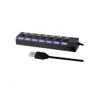 HUB USB 7PORTAS SATELLTE A-HUB16 2.0 PRETO