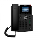 TELEFONE FANVIL X3SP IP 2 LINHAS SIP 2*GIGA 3*CONFERENC.POE PRETO