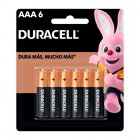 PILHA ALCALINA DURACELL AAA/6 1,5V