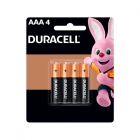 PILHA ALCALINA DURACELL AAA/4 1,5V MN2400B4