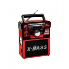 RADIO PORTATIL ECOPOWER EP-F80B VERMELHO BT/USB/SD/FM/AM