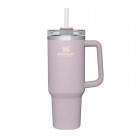 GARRAFA TERMICA STANLEY TRAVEL QUENCHER ROXO 1.18L C/TAMPA CANUDO