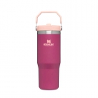 GARRAFA TERMICA STANLEY CLASSIC FLIP STRAW TUMBLE ROXO 887ML C/AL€A