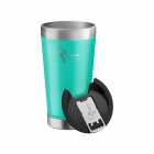 COPO TERMICO GHIS VERDE CLARO 473ML COM TAMPA E ABRIDOR