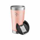 COPO TERMICO GHIS SALMON 473ML COM TAMPA E ABRIDOR
