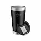 COPO TERMICO GHIS PRETO 473ML COM TAMPA E ABRIDOR
