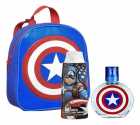 DISNEY CAPITAN AMERICA KIT MEN 50ML EDT+SHOWER GEL+MOCHILA