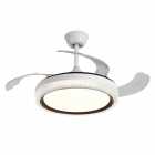VENTILADOR DE TETO SATELLITE COM LUSTRE A-FAN802 WHITE 3000LM BIVOLT