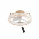 VENTILADOR DE TETO SATELLITE COM LUSTRE A-FAN7103 GOLD 2100LM BIVOLT