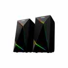 SPEAKER SATELLITE AS-92001 RGB PRETO 2.0 BT