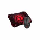 MOUSE+MOUSEPAD GAMER KOLKE FURY 2 KGK-475 PRETO/VERMELHO
