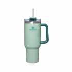 GARRAFA TERMICA STANLEY TRAVEL QUENCHER VERDE LIMA 1.18L C/TAMPA E CANUDO