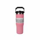 GARRAFA TERMICA STRAW WATER BOTTLE ROSA CLARO 887ML