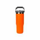 GARRAFA TÉRMICA STRAW WATER BOTTLE LARANJA 887ML C/ALÇA