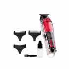 MAQUINA DE CABELO PROSPER P-2129 TRANSPARENTE/ROSA BIVOLT/BATERIA