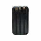 CARREGADOR EXT. ECOPOWER EP-C860 PRETO 12000MAH