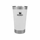 COPO TERMICO STANLEY ADVENTURE BEER PINT BRANCO 473ML COM TAMPA E ABRIDOR