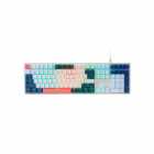 TECLADO USB GAMER REDRAGON KK668WBO-RGB TRUNDLE WHITE SW-RED 7
