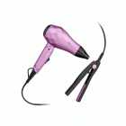 KIT SECADOR + PRANCHA ESSENZA MINI EB052 ROXO BIVOLT