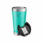 COPO TERMICO GHIS TURQUESA 473ML COM TAMPA E ABRIDOR
