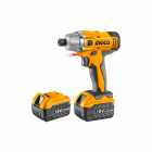 PARAFUSADEIRA IMPACTO BATERIA INGCO UCIDLI228181 2 BATERIAS 110V 60HZ