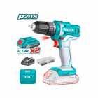 KIT PARAFUSADEIRA BATERIA TOTAL UTDLI200528 2 BATERIAS 110V