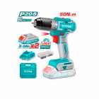 KIT PARAFUSADEIRA BATERIA TOTAL UTDLI20508 2 BATERIAS 110V