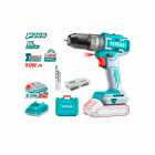 KIT PARAFUSADEIRA IMPACT BATERIA TOTAL TIDLI20508 2 BATERIAS 220V 50/6