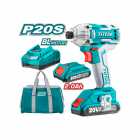 KIT PARAFUSADEIRA IMPACT BATERIA TOTAL TIRLI2002 220V 50-60HZ