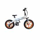 BICICLETA ELETRICA FOSTON FS-P200 BRANCO LARANJA