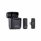 MICROFONE WIR LUO LU-B15 2MIC TYPE-C 630156