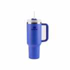 GARRAFA TERMICA STANLEY QUENCHER H2.0 AZUL ROYAL 887ML C/TAMPA E CANU