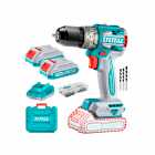 KIT PARAFUSADEIRA IMPACT BATERIA TOTAL TIDLI20602 2 BATERIAS 220V