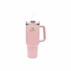 GARRAFA TERMICA STANLEY QUENCHER ROSE FLOR 1,18ML C/TAMPA E CANUDO