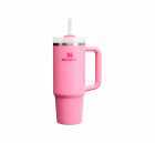 GARRAFA TERMICA STANLEY QUENCHER H2.0 PINK 887ML COM TAMPA E CANUDO