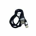 CABO USB ECOPOWER EP-6063 TYPE-C 1M/2.A PRETO	