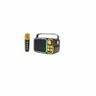SPEAKER ECOPOWER EP-2112 PRETO/GOLD BT/USB/FM/AUX