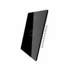 INTERRUPTOR SMART MOES WRS-US1-L-BK C/1 BOTAO BLACK WIFI BIVOLT