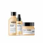 KIT LOREAL ABSOLUT REPAIR CORTEX SHAMPOO 300ML+ ÓLEO 90ML+MASCARA 250ML