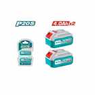 BATERIA TOTAL TOSLI240312 2 BATERIA 20V 4.0MAH