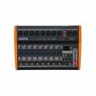 MESA DE SOM KARSECT KG-08M MINI BLUETOOTH MIXER USB/AUX/RCA/84CH