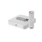TV-BOX FTA AUDISAT MACAN TURBO X IPTV 2+16GB BRANCO WIFI/ANDROID