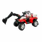 CARRO ELETRICO TRATOR 6128 BT/AUX/12V VERMELHO
