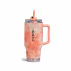 GARRAFA TERMICA IGLOO 950ML ICE DYE LARANJA COM TAMPA E CANUDO