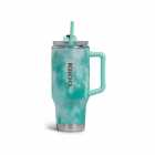 GARRAFA TERMICA IGLOO 950ML ICE DYE GREEN COM TAMPA E CANUDO