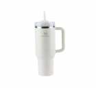 GARRAFA TERMICA STANLEY QUENCHER H2.0 BRANCO 887ML COM TAMPA E CANUDO