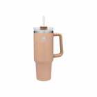 GARRAFA TERMICA STANLEY QUENCHER H2.0 BEIGE 1.18L C/TAMPA E CANUDO