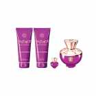 VERSACE POUR FEMME DYLAN PURPLE KIT FEM 100ML EDT+5ML+ 100ML+100ML