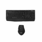 TECLADO+MOUSE WIR USB QUANTA QTKTM12 PORT PRETO
